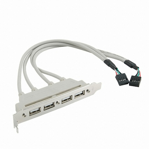 라이트컴 Coms USB 2.0 4포트 확장 브라켓 (BB627)