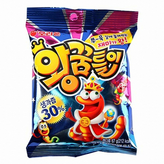 오리온  왕꿈틀이 67g