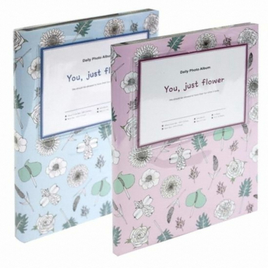 드림산업 드림 유저스트플라워 흑지 접착앨범