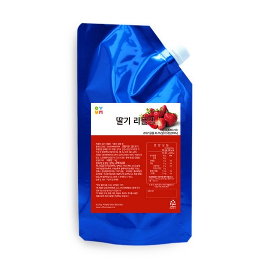 오붐 딸기 리플잼 1kg