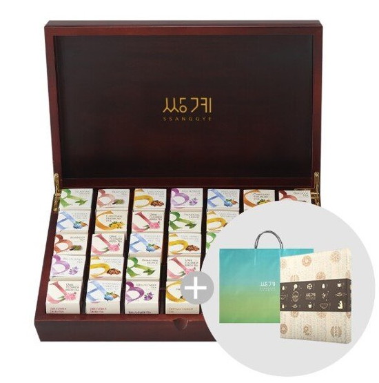 쌍계명차  큐브우드 35P 선물세트