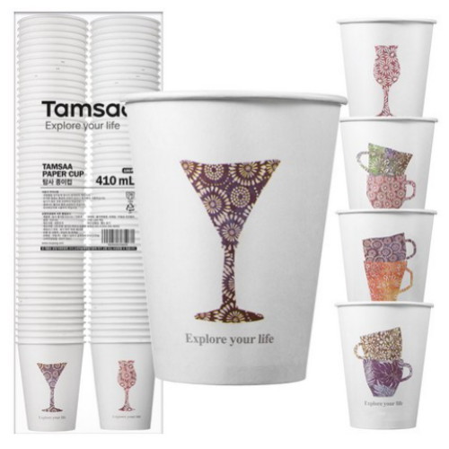 탐사  14온스 고평량 종이컵