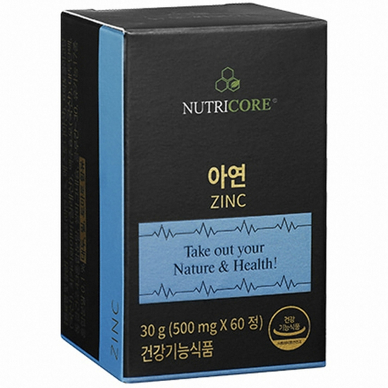 뉴트리코어 아연 60정