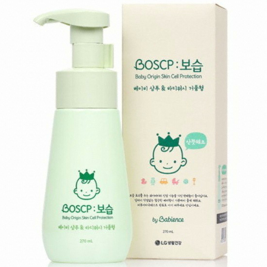 베비언스 BOSCP:보습 베이비 샴푸&바디워시 거품형 270ml