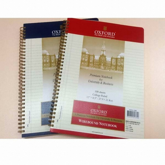 옥스포드  6000 포켓 절취 스프링노트 좌철 A4