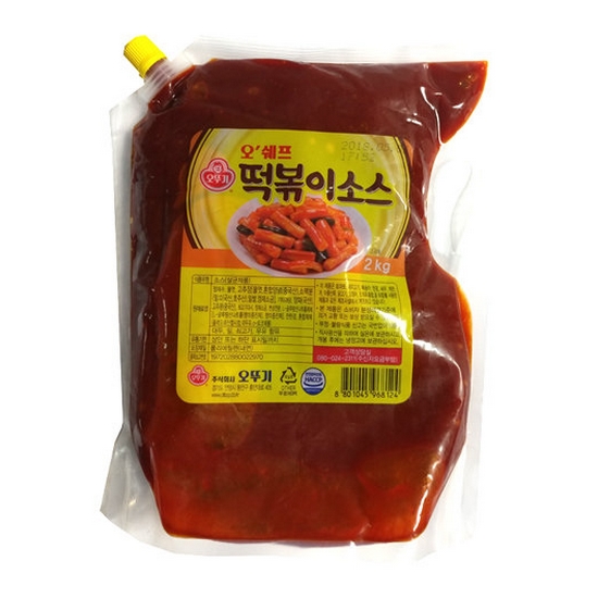 오쉐프 떡볶이 소스 2kg