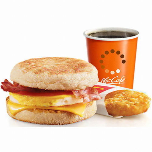 맥도날드 베이컨 에그 맥머핀 세트