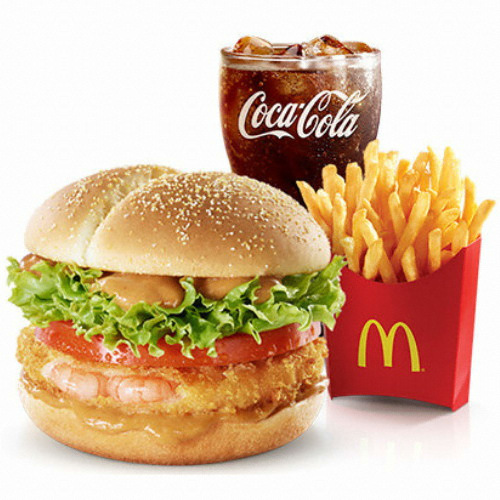 맥도날드 슈슈버거 세트