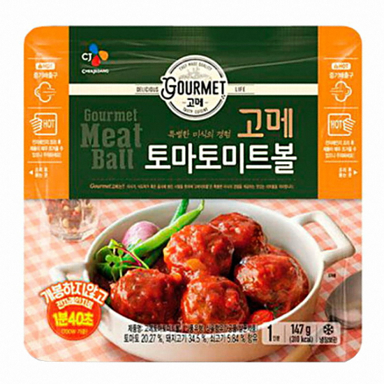 CJ제일제당  고메 토마토 미트볼 147g