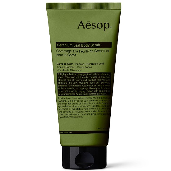 이솝 제라늄 리프 바디 스크럽 180ml