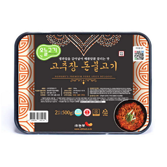 농부  매콤 한돈 고추장불고기 500g