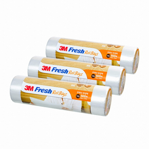 3M  후레쉬 위생롤백 (대) 500매