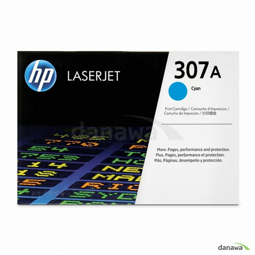 HP 정품 307A (CE741A) 파랑