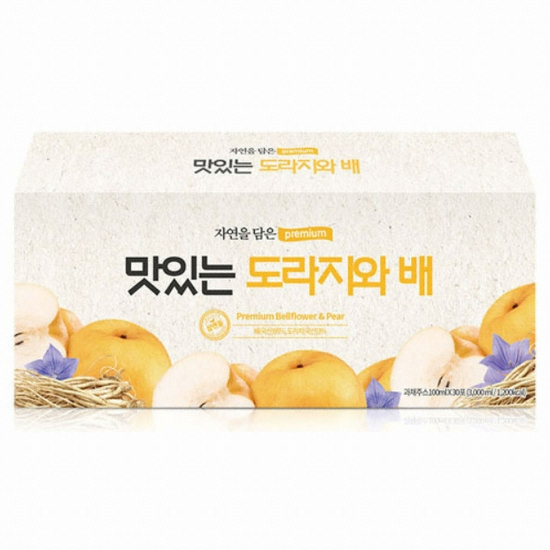 참앤들황토농원 맛있는 도라지와배즙 100ml 30포