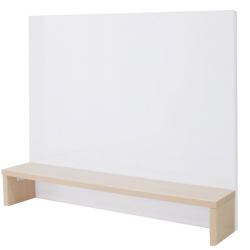 해피코 필웰 무노 선반형 파티션 메모보드 600