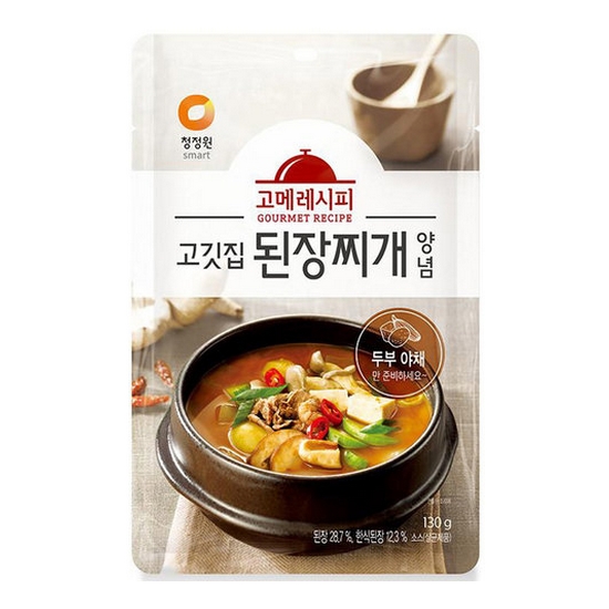청정원 고메레시피 고깃집 된장찌개 양념 130g