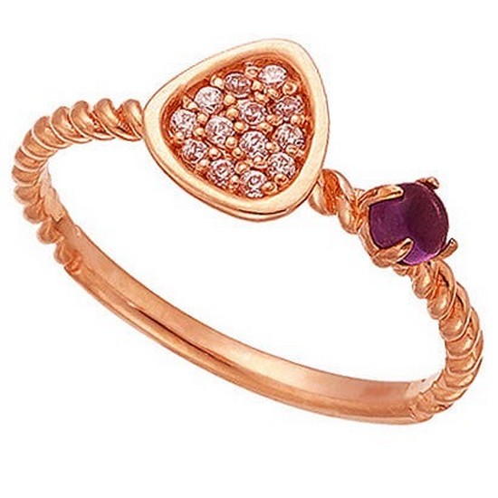 라디오사  자수정 반지 LK14JJ-8883R