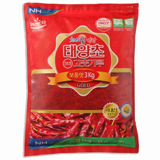 영광농협  태양초 청결 고춧가루 골드 (보통맛) 3kg