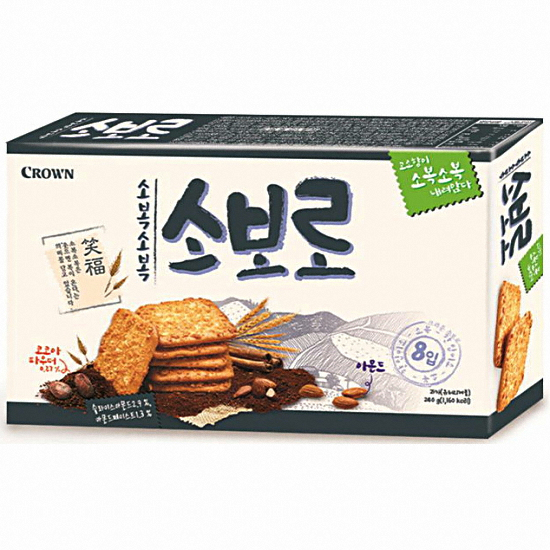 크라운제과  소복소복 소보로 240g