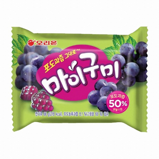 오리온  마이구미 포도 66g