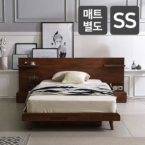 삼익가구 밀튼 멀바우 헤드형 침대 SS