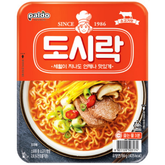 팔도  도시락 86g