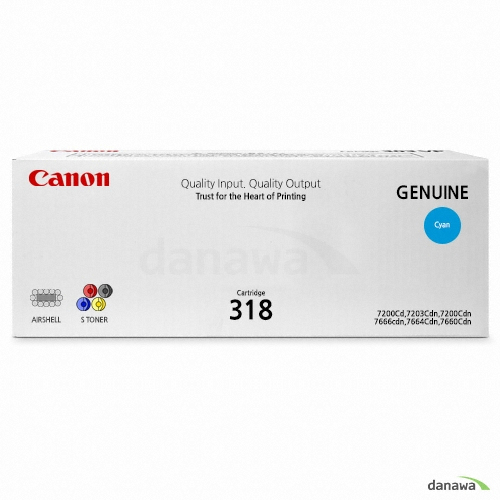 Canon 정품 CRG-318C 파랑
