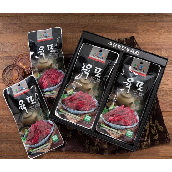 평창영월정선축협  대관령한우 육포 선물세트 40g