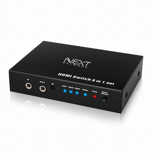 이지넷유비쿼터스 넥스트 3:1 HDMI 2.0 스위치 (NEXT-403SW4K60)