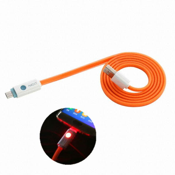 이지넷유비쿼터스 넥스트 LED 마이크로5핀 충전 케이블 NEXT-1565QMC