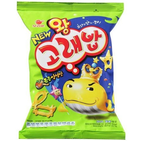 오리온  왕고래밥 볶음양념맛 56g