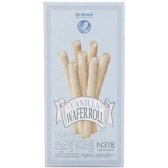 이마트 노브랜드 바닐라향 웨이퍼롤 115g