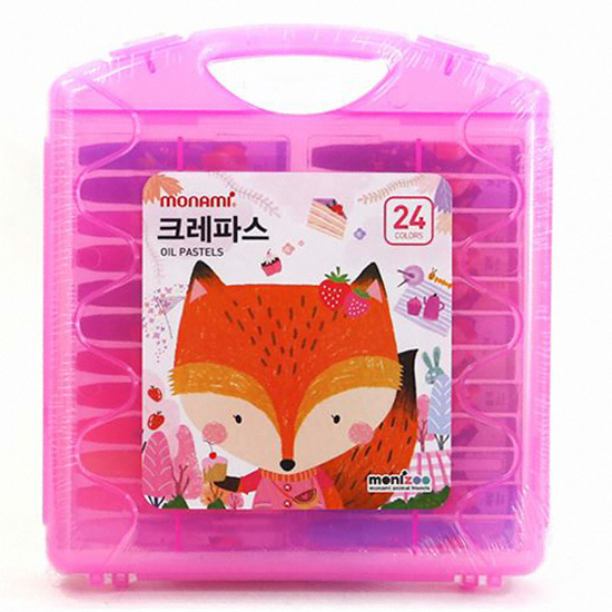 모나미  모니주 크레파스