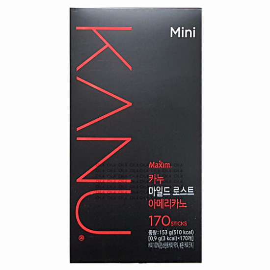 동서식품 카누 미니 마일드 로스트 아메리카노 170개입