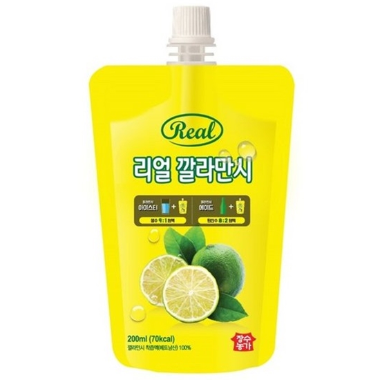 장수농가 리얼깔라만시 200ml 1포