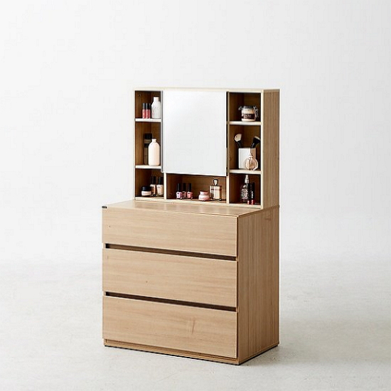 한샘  리즈 3단 서랍장 화장대 800