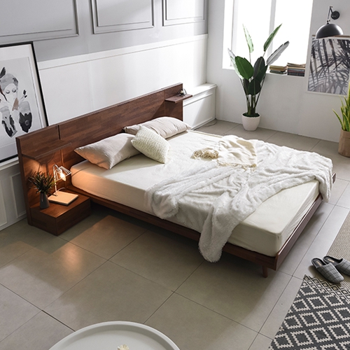 삼익가구 론다 멀바우 헤드형 침대 Q