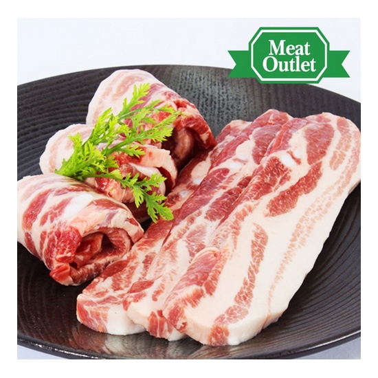 미트아울렛  신선 삼겹살 숯불용 500g