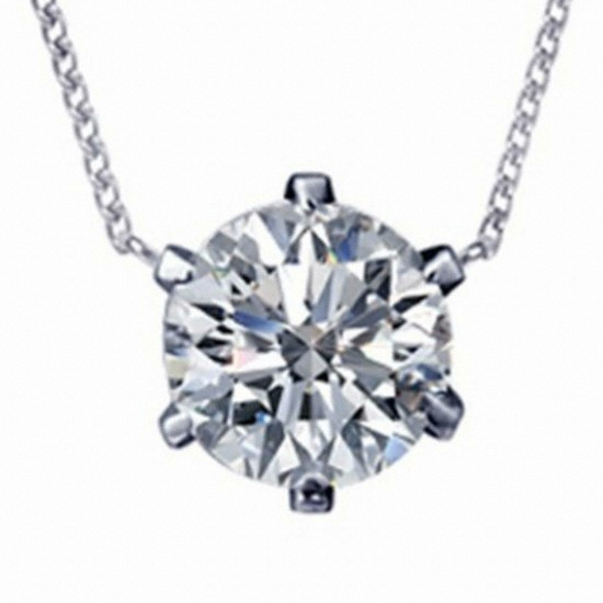 플래티넘하우스 백금 솔리테어 클래식 다이아몬드 목걸이 0.5ct  AK0272N-050