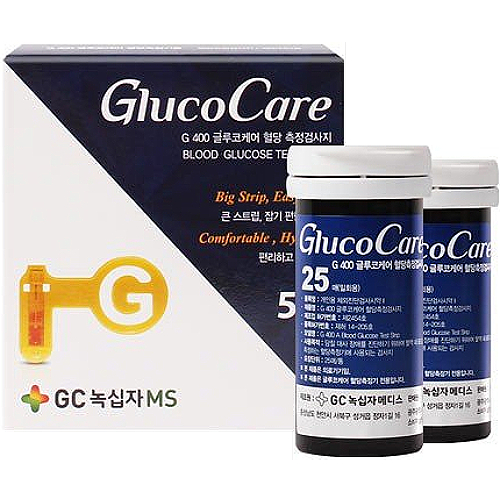 녹십자 글루코케어 혈당시험지