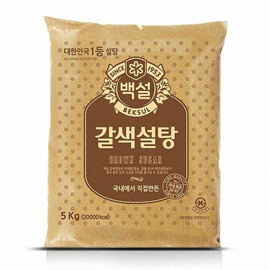  백설 갈색설탕 5kg [1개]