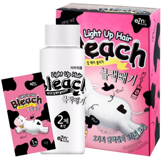 이지엔 라이트 업 헤어블리치 블랙빼기