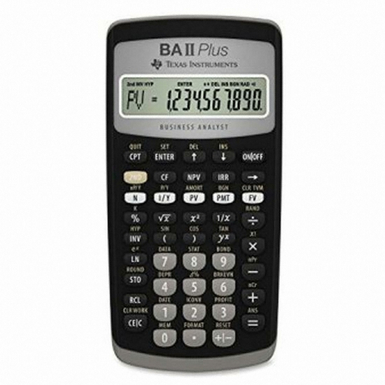 텍사스인스트루먼트 BA II-PLUS 공학용 계산기 [해외구매]