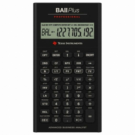 텍사스인스트루먼트  BA II Plus Professional 공학용 계산기