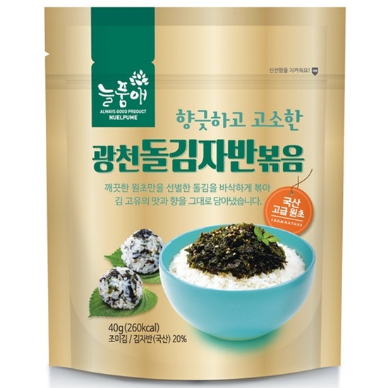 광천맛김식품 늘품애 광천 돌김자반 볶음 40g [10개]