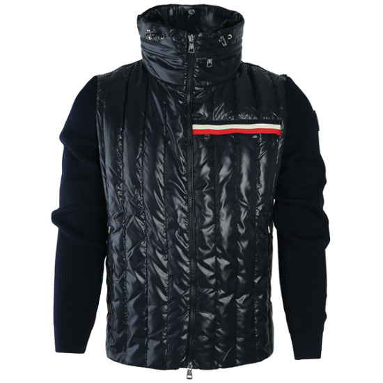 몽클레르 페이크로고 로고후드 니트집업_9409480 93907 742