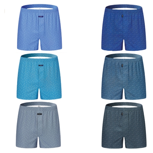 BYC 남성 프리미엄 순면 면실크 트렁크 6종세트_BYMT1001