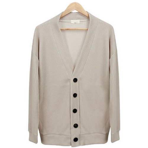 레디핏  레디핏  솔리드 블랙 빅 오버핏 가디건_MOD002_BLACK MOD002_BLACK