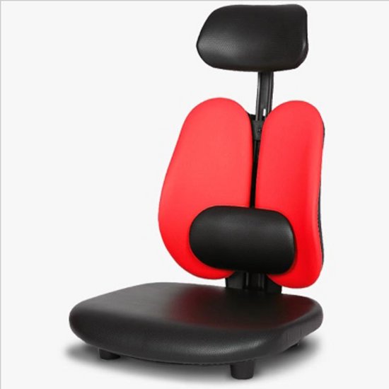 체어포커스  엠보 좌식의자 요추형+헤드 EM06