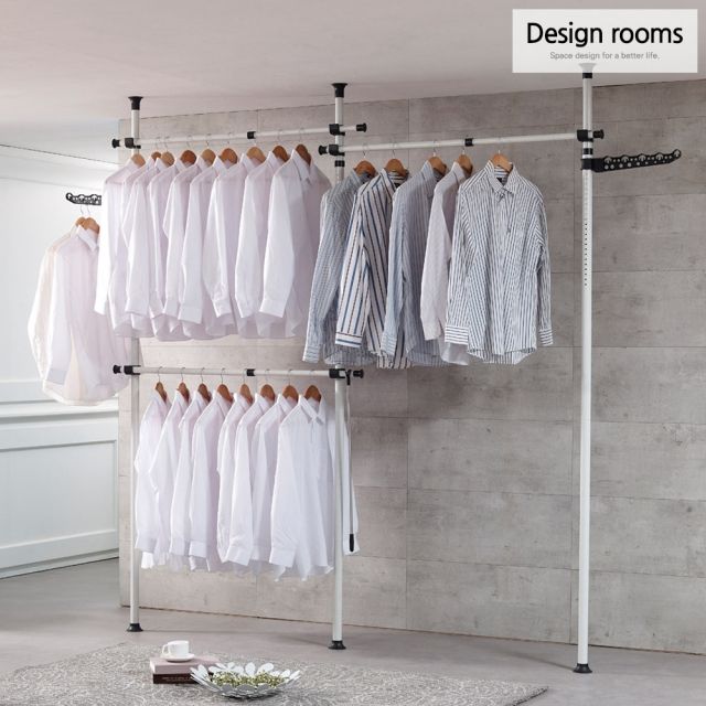 에브리데이컴퍼니  강력 고정식 폴행거 3단